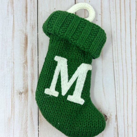 Target Wondershop Green Mini Stockings Monogram Letter D M S S - Picture 11 of 12